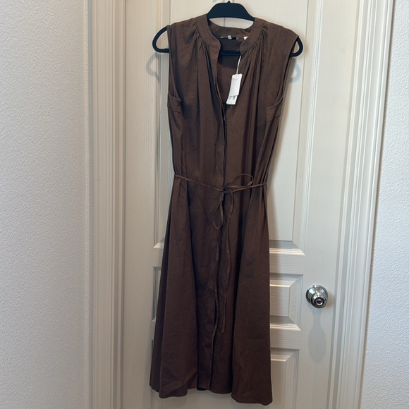 Brown Vince linen dress - Picture 3 of 6